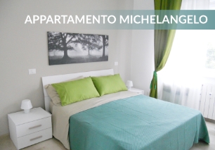 appartamento Michelangelo, camera matrimoniale
